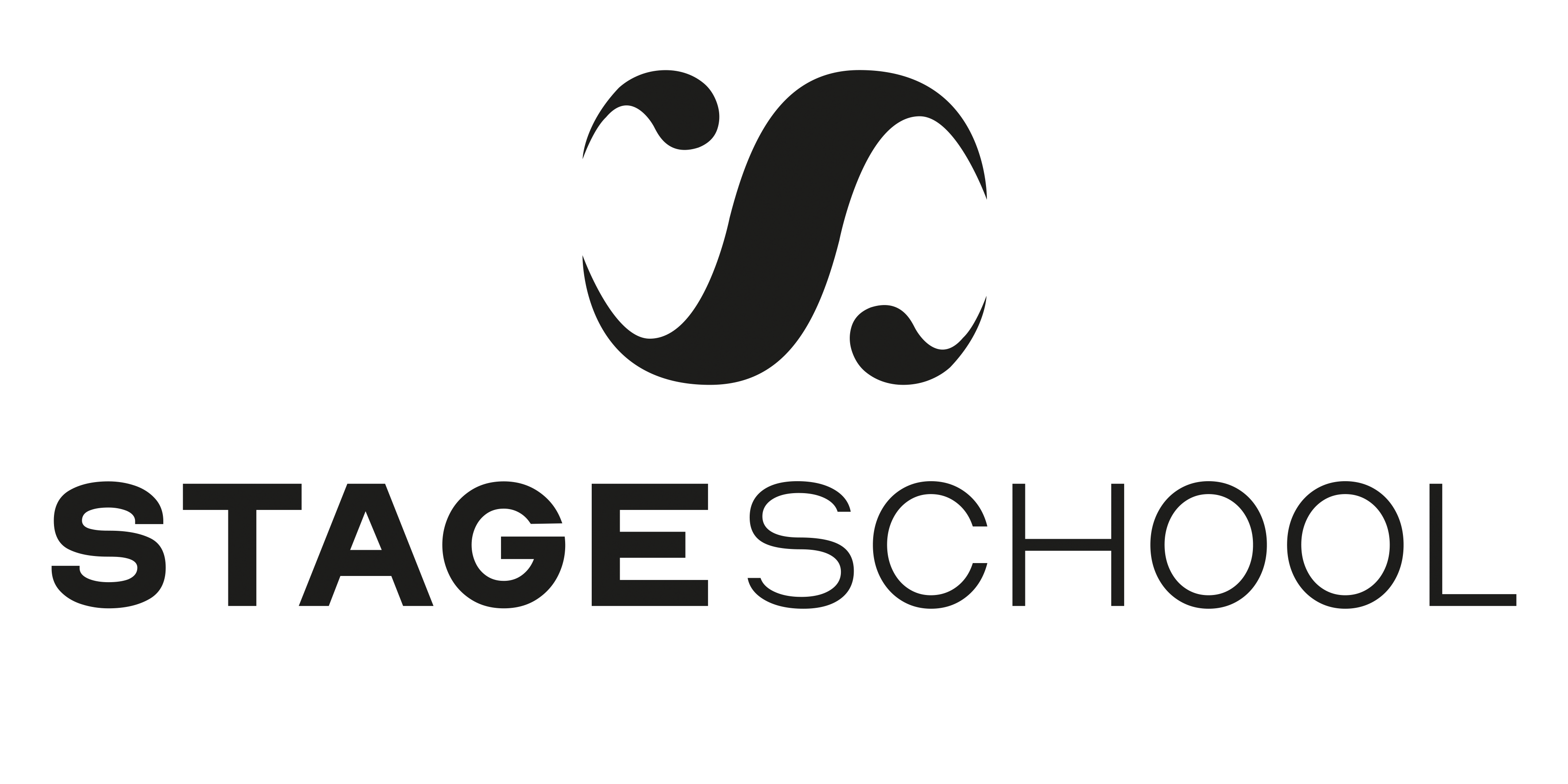 Stageschool Logo Stacked Blk