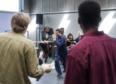 Sherlock Holmes Rehearsals Open Air Theatre Regents Park 3847