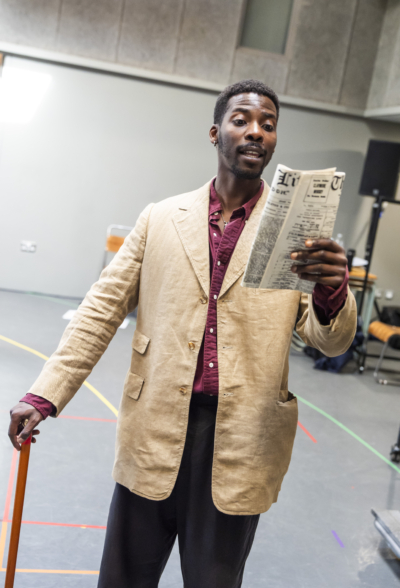 Sherlock Holmes Rehearsals Open Air Theatre Regents Park 6451