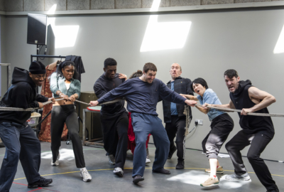 Sherlock Holmes Rehearsals Open Air Theatre Regents Park 6599