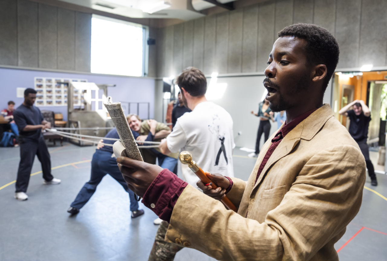 Sherlock Holmes Rehearsals Open Air Theatre Regents Park 5475