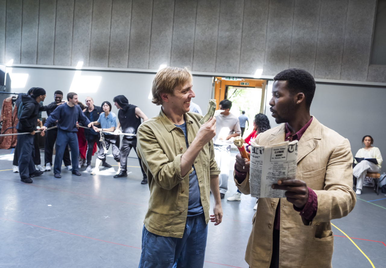 Sherlock Holmes Rehearsals Open Air Theatre Regents Park 6513